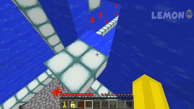 How to SURVIVE ON BIGGEST WATER BUCKET ISLAND IN THE MIDDLE OF LAVA in Minecraft ? HUGE BUCKET ! смотреть онлайн