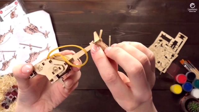 Как собрать вертолет "РОБИНЗОН" Lemmo-toys смотреть онлайн