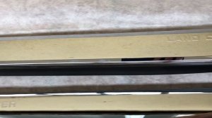 Молдинги дверей Toyota Land Cruiser 200 (хром) 2016 - н.в.