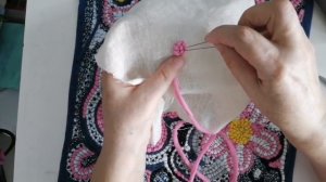 Коврик из трикотажных полосок.