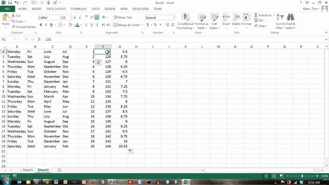 Excel 2013 Formulas 04: Autofill смотреть онлайн