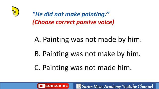 Active and Passive Voice in Past Indefinite Tense: Examples and Exercises | English Grammar Mcqs смотреть онлайн