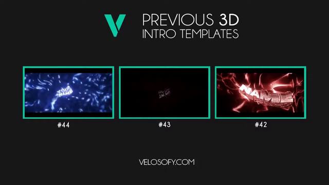 Free 3D Intro #45 Cinema 4D AE Template смотреть онлайн