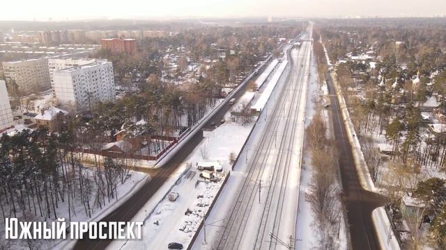 Путепровод через ж/д в районе платформы Быково (04.02.2022) смотреть онлайн