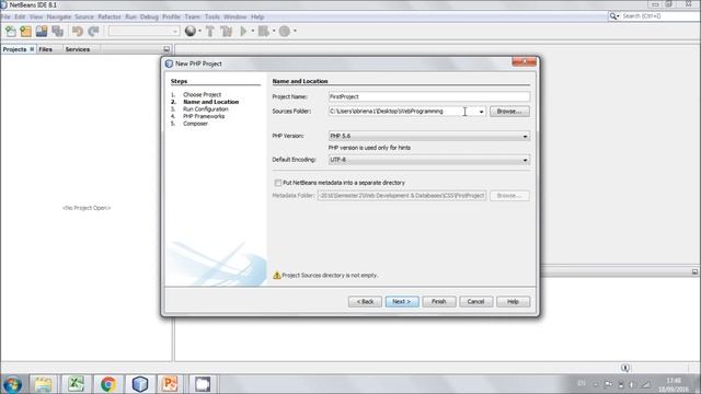 Netbeans PHP Application смотреть онлайн