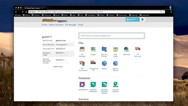 Created MySQL User and Database gxsam11_gxsam11 смотреть онлайн