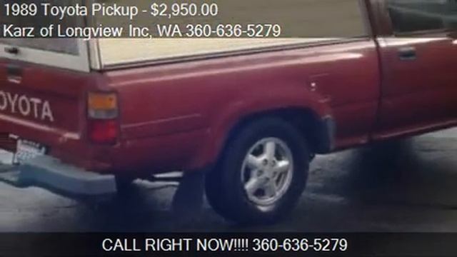 1989 Toyota Pickup 2-DOOR, 2WD - For Sale In Longview, WA 98