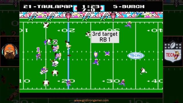 Michael Penix (Offset Flare E) Tecmo super bowl gameplay смотреть онлайн