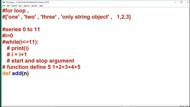 Python tutorial in Hindi 33 : for loop , stop -start-step arguments смотреть онлайн