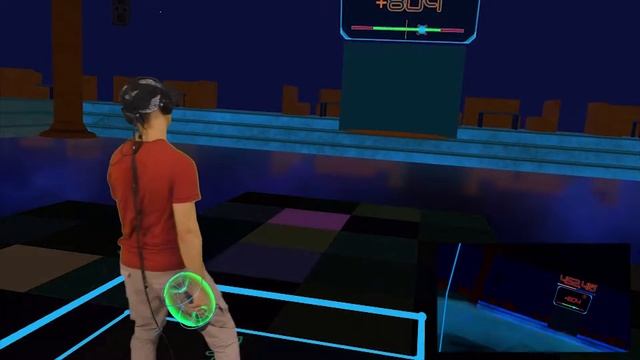 РАБОТА ГОЛОВОЙ В ВИРТУАЛЬНОЙ РЕАЛЬНОСТИ игра Holodance с HTC VIVE смотреть онлайн