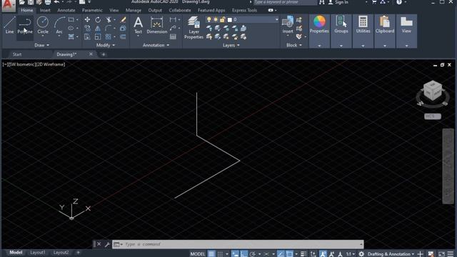 3D Polyline/3Dpoly command in AutoCAD. RD CAD смотреть онлайн