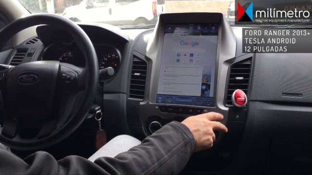 Ford Ranger 2013+ Tesla Android 12 Inch смотреть онлайн