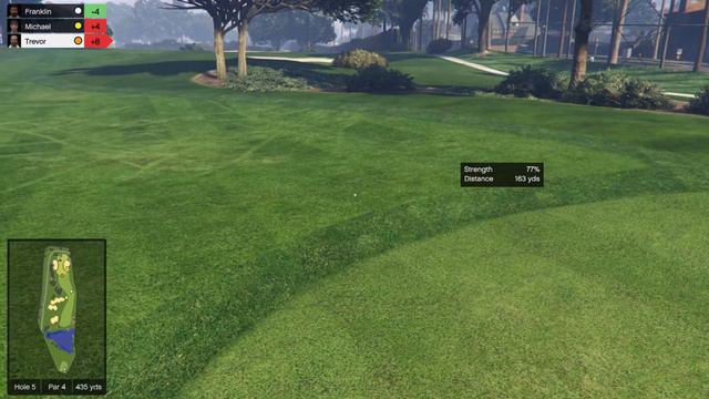 GTA 5 Golf: Franklin vs. Michael vs. Trevor смотреть онлайн