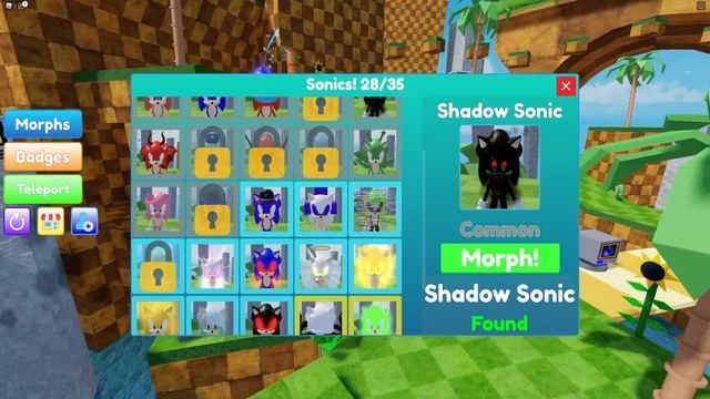 How To Get The *BLACKHOLE SONIC* In Roblox Find The Sonic Morphs! смотреть онлайн