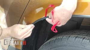 Накладки антискол на колесные арки | универсальные | комплект на 4 арки RENAULT DUSTER II с 2020г