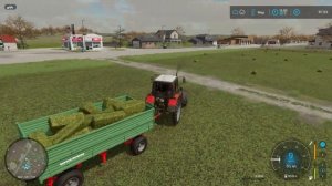 Farming simulator 22 - Собираем продаём тюки сена #17