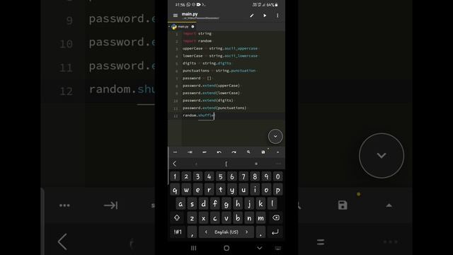 Generate Password Using Python || begineer project смотреть онлайн