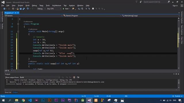 [Data Structure] Generic - Swap Example смотреть онлайн