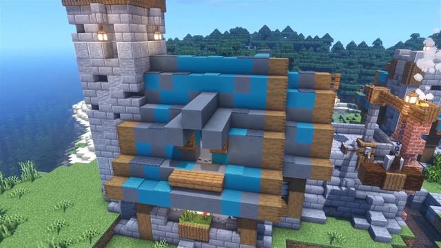 Как построить ДЕРЕВНЮ с НУЛЯ!? Средневековый дом и МОСТ! смотреть онлайн