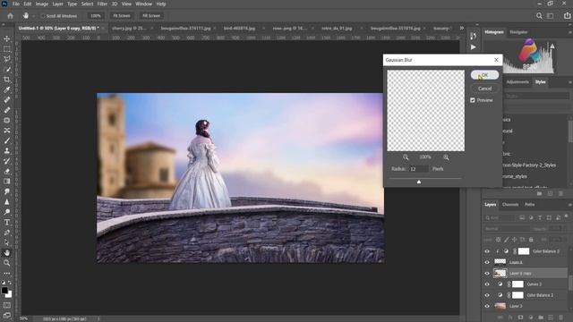 Princes On The Bridge Beautiful Scene Photoshop Manipulation Tutorial 2021 ? смотреть онлайн