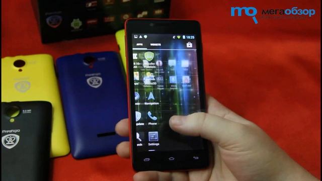 Обзор Prestigio MultiPhone 5500 DUO смотреть онлайн