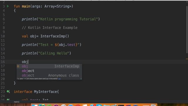 Kotlin Tutorial #part26 Kotlin interface example смотреть онлайн