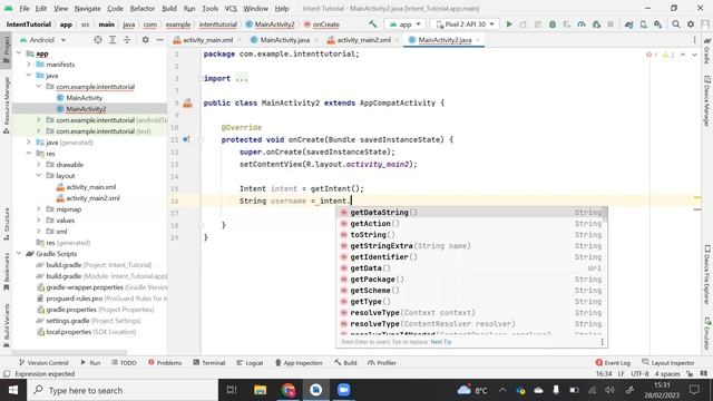 Java Passing Data through activities using Intents смотреть онлайн