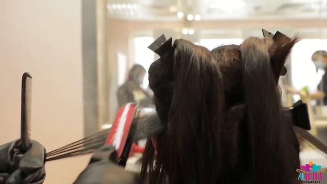 Hair keratin treatment with Aloe vera смотреть онлайн
