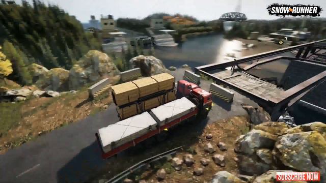 SnowRunner: LASWILL Norway Map Contracts - Opening Of The Port Bridge смотреть онлайн