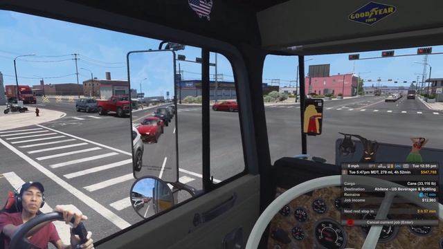 American Truck Simulator | Cruising Texas | Peterbilt 362 | Cans Delivery to Abilene Texas #67 смотреть онлайн