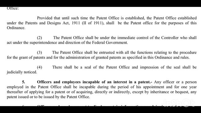 Section 3 ,4,5 and 6 Patent Ordinance 2000 | Chapter 2 patent ordinance 2000 смотреть онлайн
