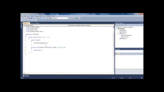 Visual C# Tutorial - Making a Calculator смотреть онлайн