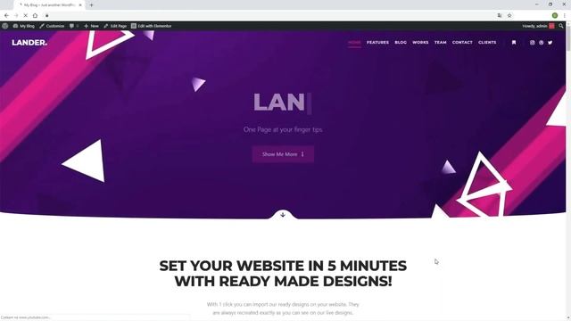 Rife Free WordPress Theme - Installing and Importing смотреть онлайн
