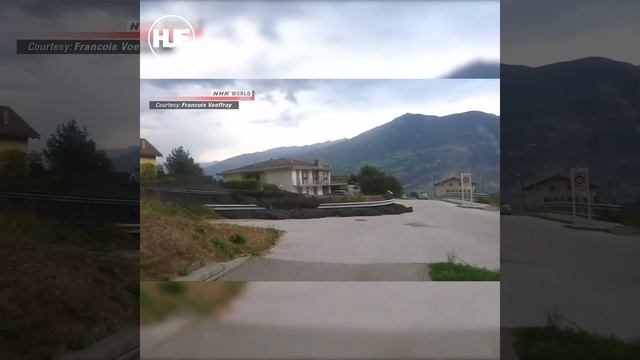 На Швейцарию обрушился селевой поток