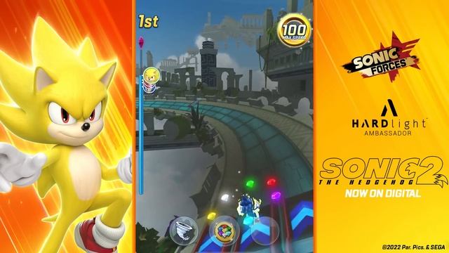 Sonic Forces: Speed Battle - #SonicMovie2 Emerald Power Event?: Movie Super Sonic Gameplay Showcase