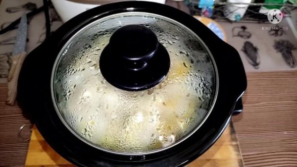 243.МЕДЛЕННОВАРКА Kitfort КТ-205. РЕЦЕПТ. Куриное филе с грибами