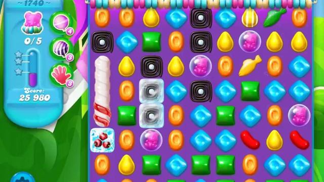 Candy Crush Soda Saga Level 1740 (3 Stars) смотреть онлайн