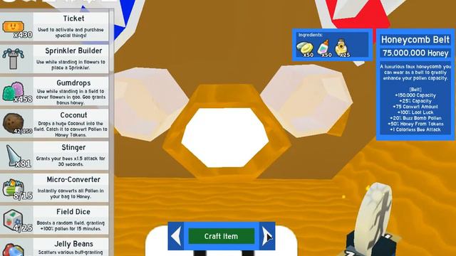 НОВЫЙ ПОЯС ЗА 75.000.000 МЁДА!Симулятор Пчеловода|Bee Swarm Simulator смотреть онлайн