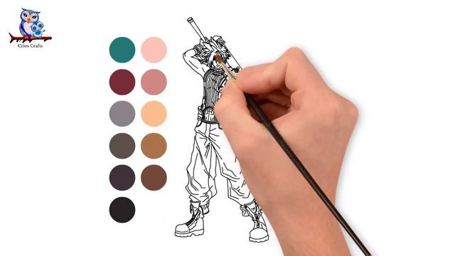 How to Draw Cloud Strife - Final Fantasy VII смотреть онлайн