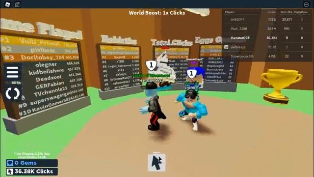 Роблокс [1M] Clicking Simulator 2.0