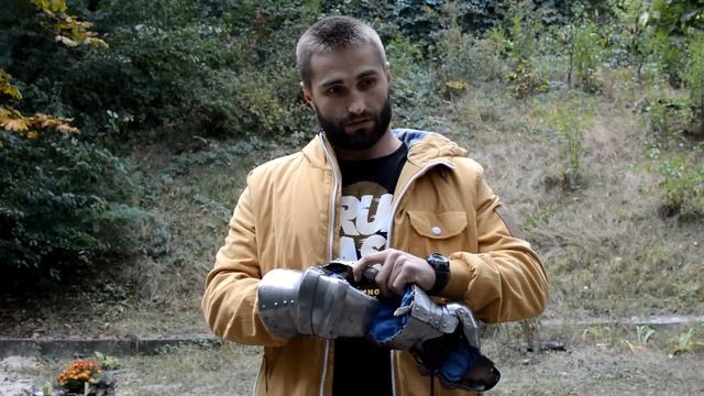 Латные рукавицы Тристан. Отзыв.  Gauntlets Tristan. Feedback, Eng Sub.