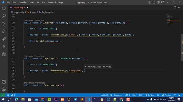 ساخت کلاس Logger در PHP برای مدیریت Exception ها смотреть онлайн