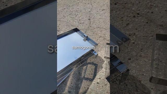Коптильня c гидрозатвором, плоская крышка. Нержавеющая сталь AISI 430 #nerjavei-ka.ru смотреть онлайн