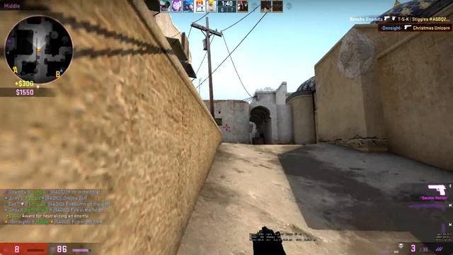 CS:GO Unexpected 3K Mid Push (Deagle) смотреть онлайн