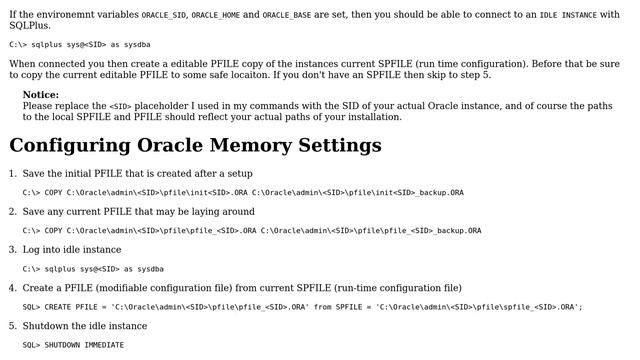 Databases: Keep getting "Connected to an idle instance" in 18c when trying to connect to database смотреть онлайн