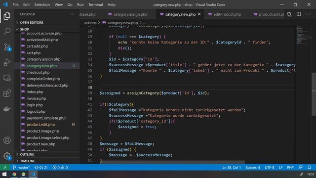 Produktkategorien im Shop anlegen - PHP Online Shop Tutorial | Part 52 смотреть онлайн