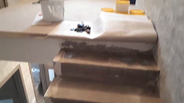 Монтаж ковролина на Лестницу и на пол.