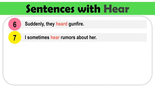 Hear Past Tense, V1 V2 V3 V4 V5 Form Of Hear, Past Participle Of Hear and Example Sentences смотреть онлайн