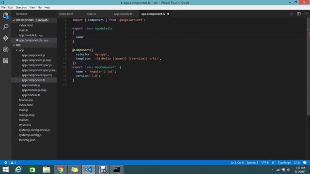 Creating strongly typed objects in Component Angularjs 2 смотреть онлайн