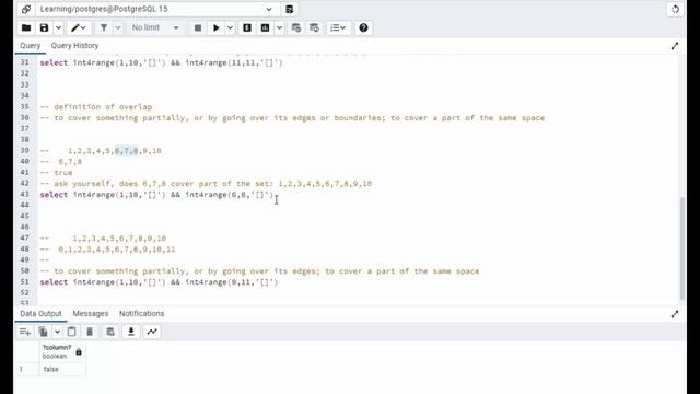 PostgreSQL Range Type OVERLAP. Cover something partially, over an edge or part of the same space. смотреть онлайн